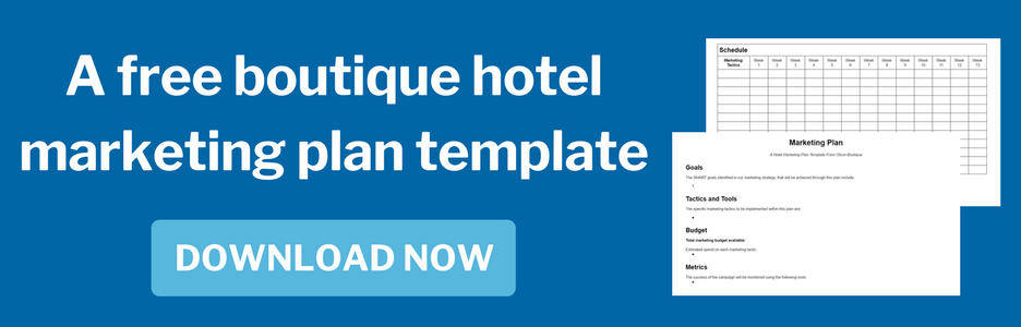Download your free sample boutique hotel marketing plan template